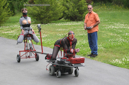 Girls Riding Fuck Machines